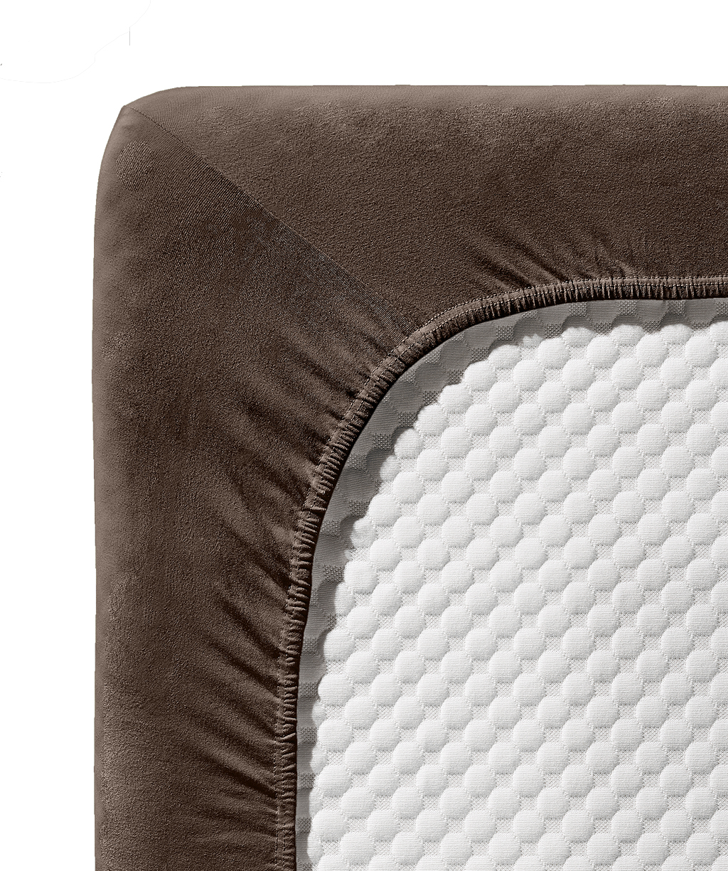 Fixleintuch Jersey Comfort Dunkelbraun
