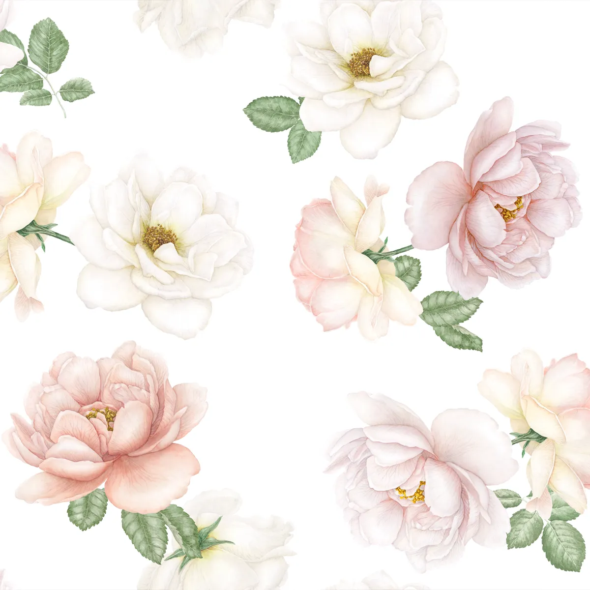 Bettwäsche Rose – Elegante Rosen in zarter Farbwelt