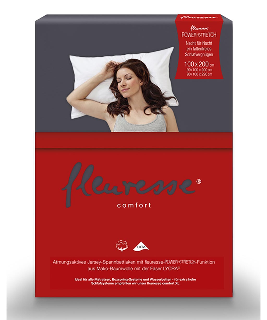 Fixleintuch Jersey Comfort Anthrazit