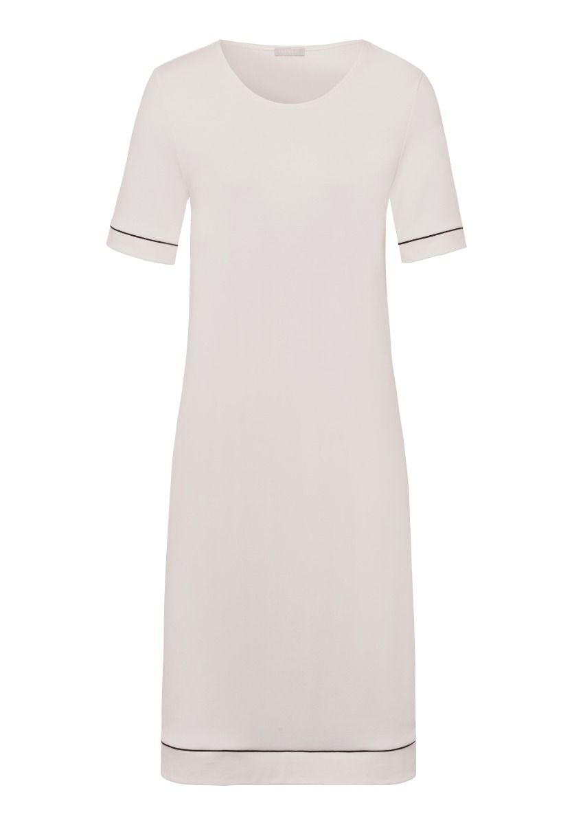 Tencel-Nachthemd Kurzarm 90cm Almond