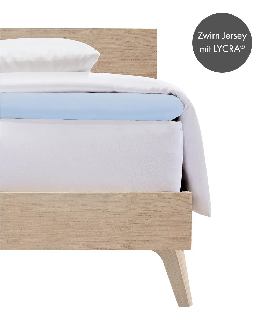 Comfort Topper-Fixleintuch Jersey Bleu