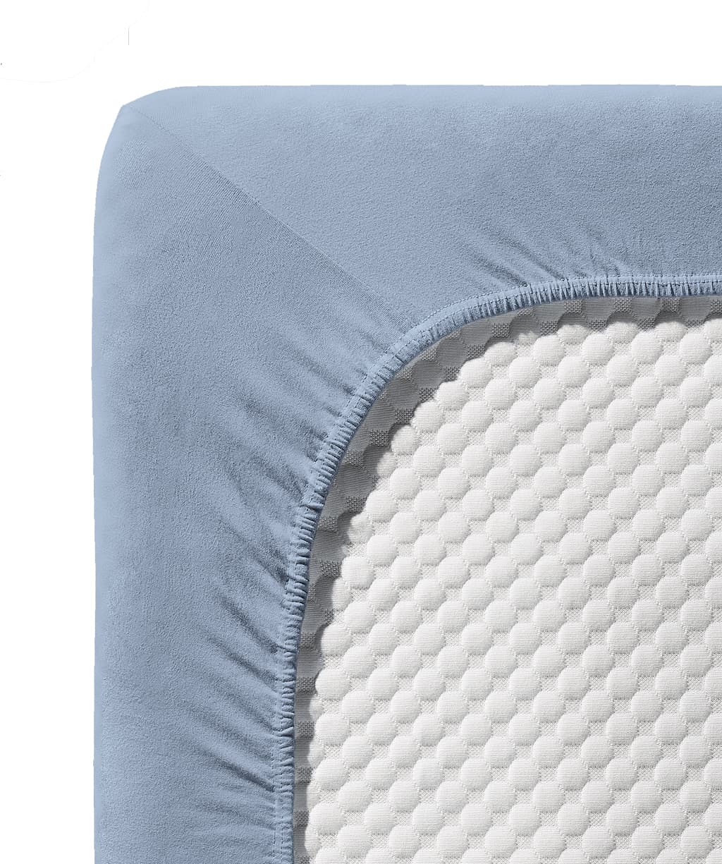 Fixleintuch Jersey Comfort Eisblau