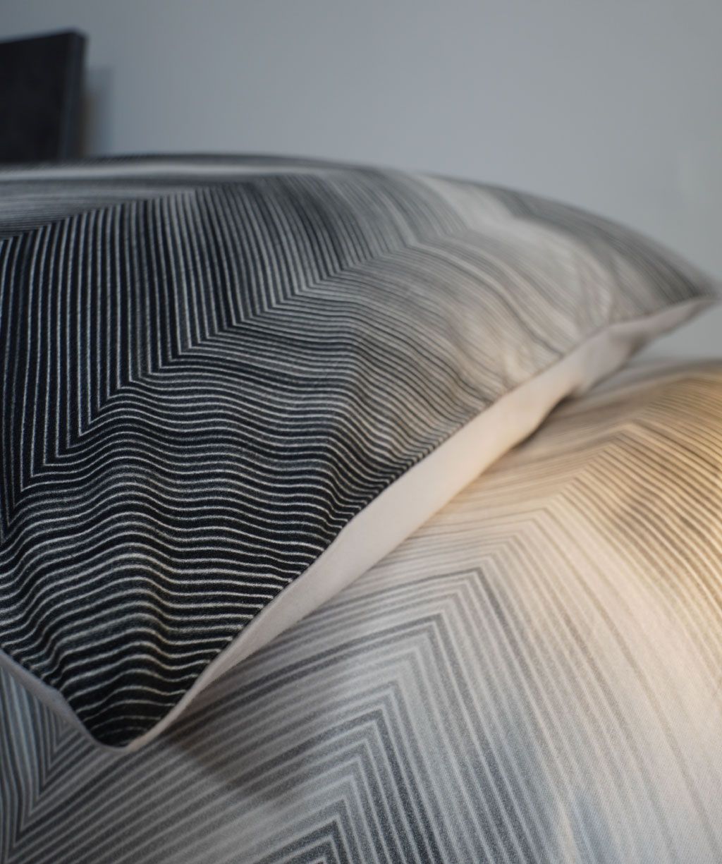 Flanell-Bettwäsche Valencia silber
