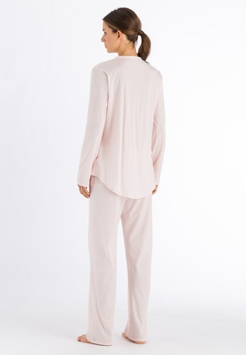 Backsite Damen-Pyjama COTTON Deluxe Crystal Pink