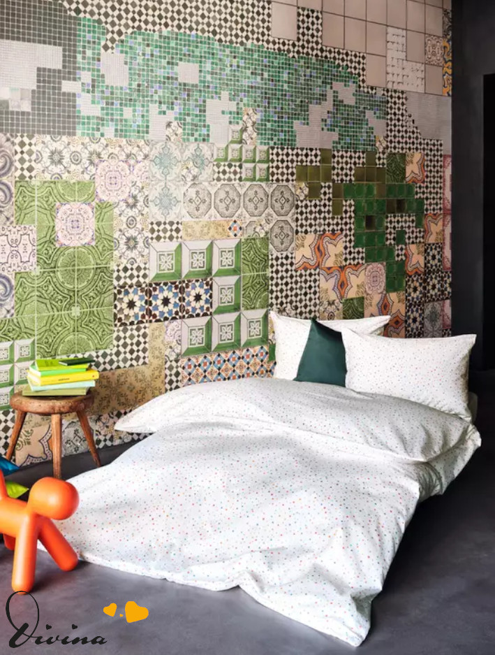 Mako-satin-bettwasche-sternli-von-divina-1 Bettwäsche Sternli von Divina of Switzerland