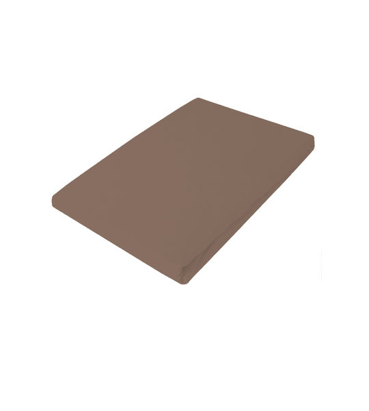 21001N_N73-Tabak Satin-Fixleintuch LIVING-HOME Tabak