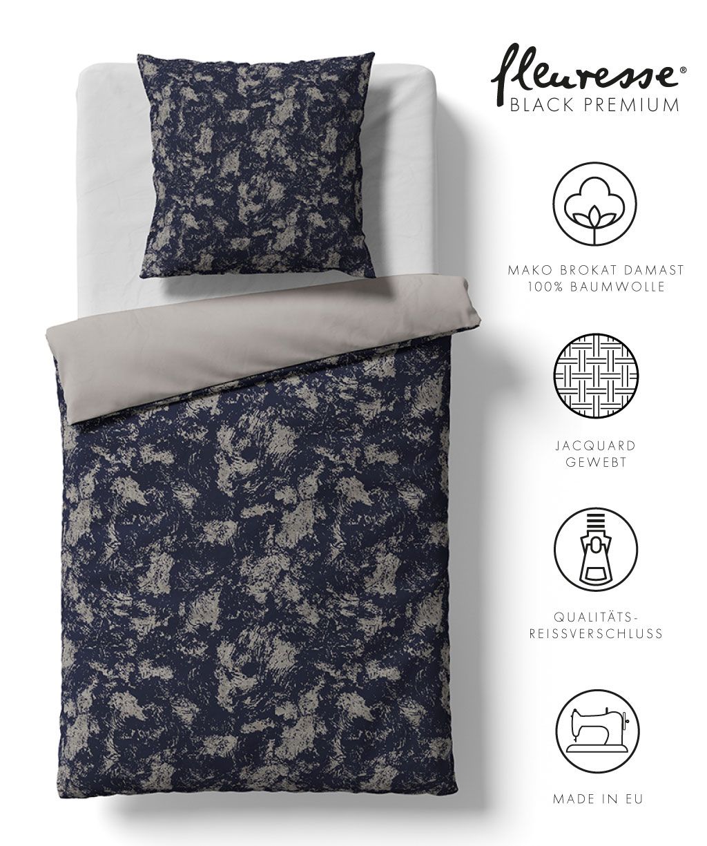 Damast Bettwäsche "Eleganz und Tiefe" Damast Bettwäsche "Eleganz und Tiefe"