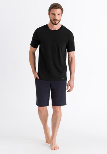 HANRO_Basic_Schwarz_Living_black_T-Shirt_070019_075050_5 T-Shirt LIVING in Schwarz
