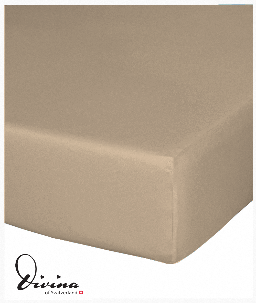 Serail-taupe-544 Serail Fixleintuch Taupe 544 von Divina