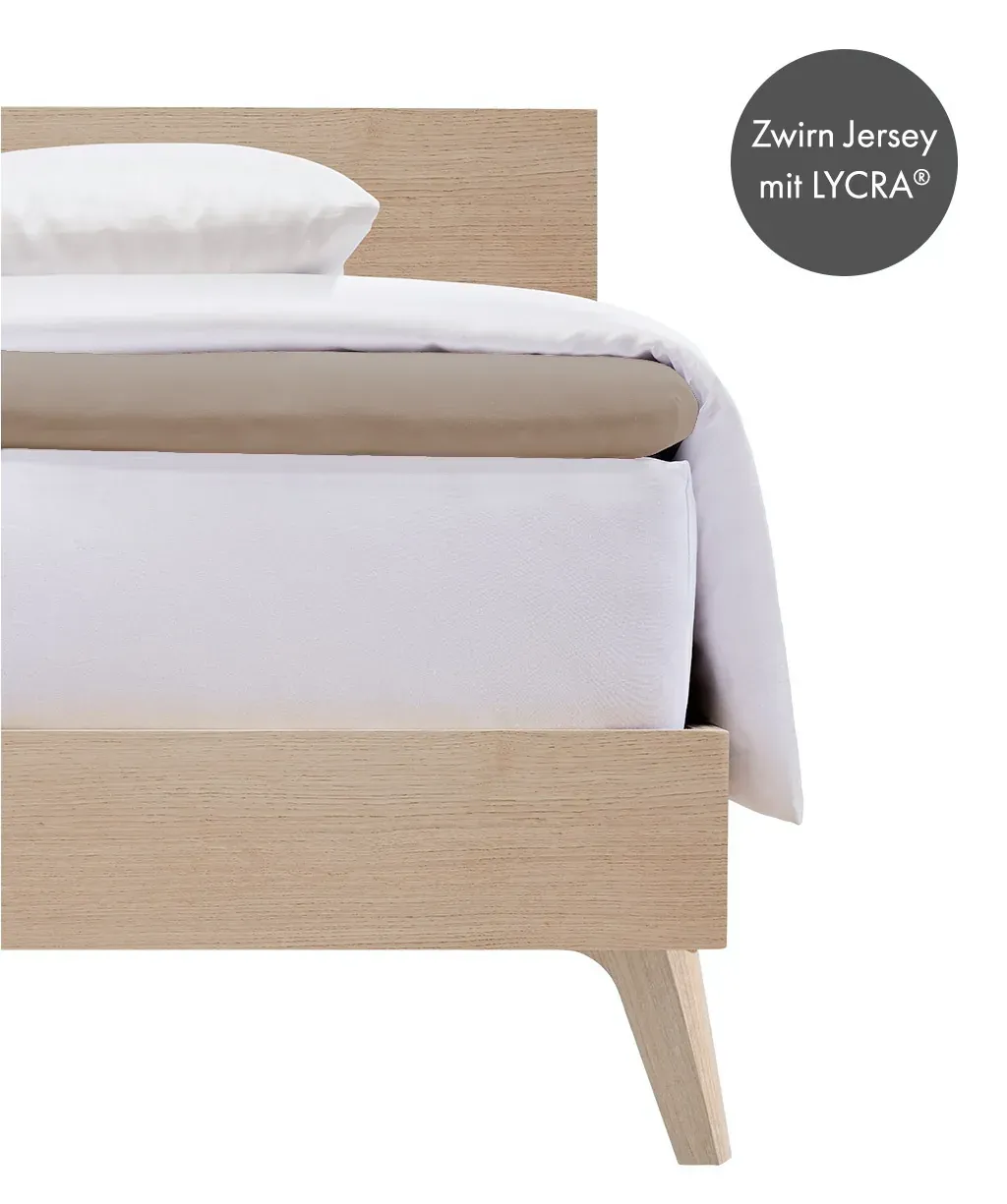Comfort Topper-Fixleintuch Jersey Taupe