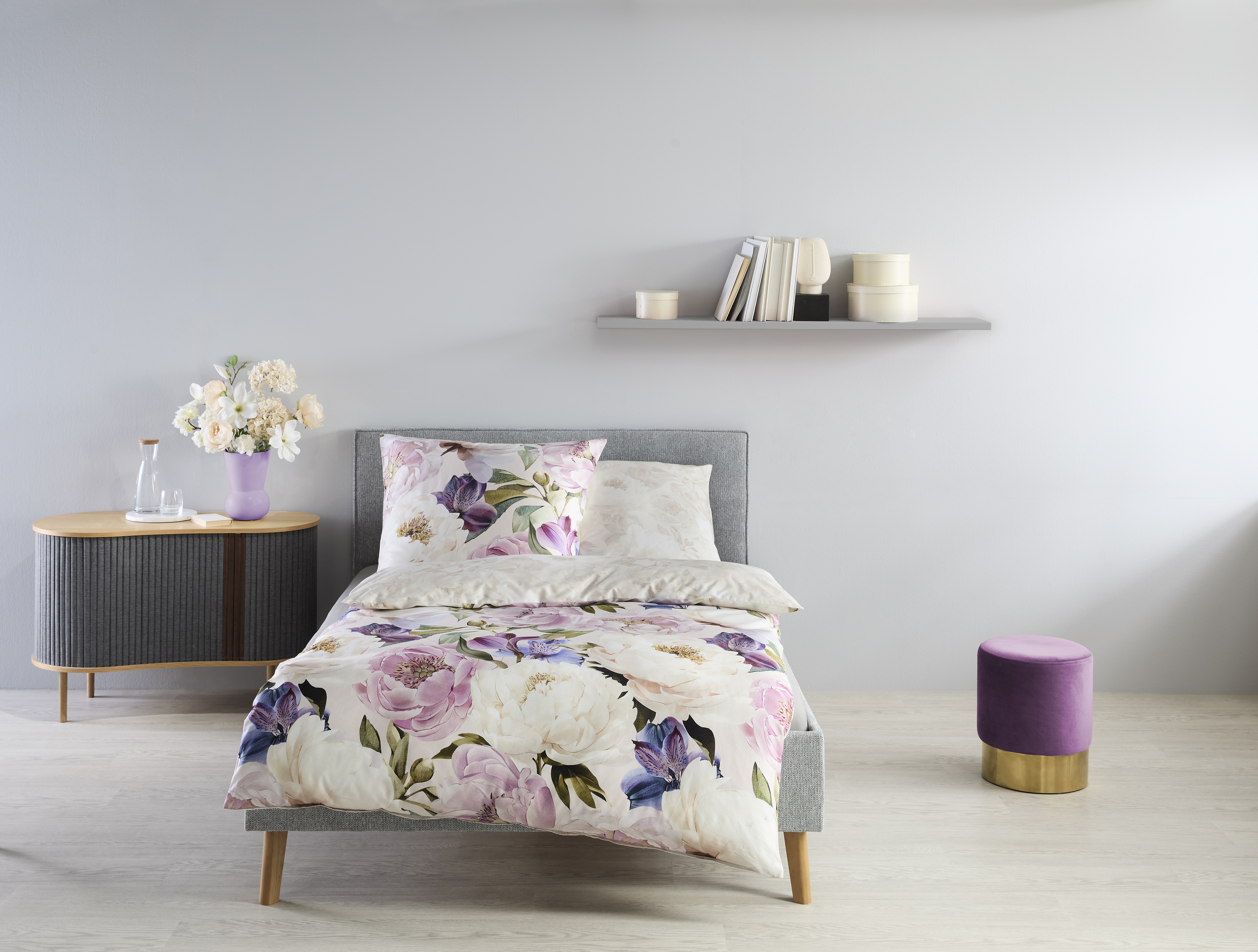 Bed Art S Mako-Satin Bettwäsche – Rosenblüten