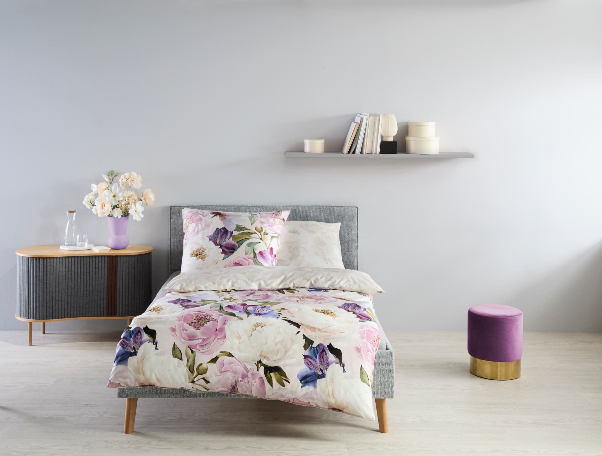 Bed Art S Mako-Satin Bettwäsche – Rosenblüten