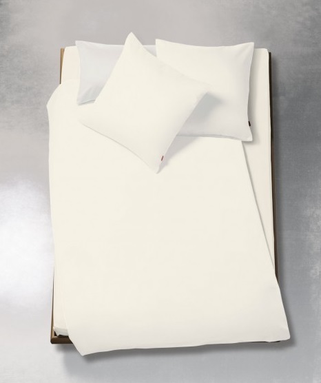 908200-25 Satin-Bettwäsche TopLine UNI Offwhite