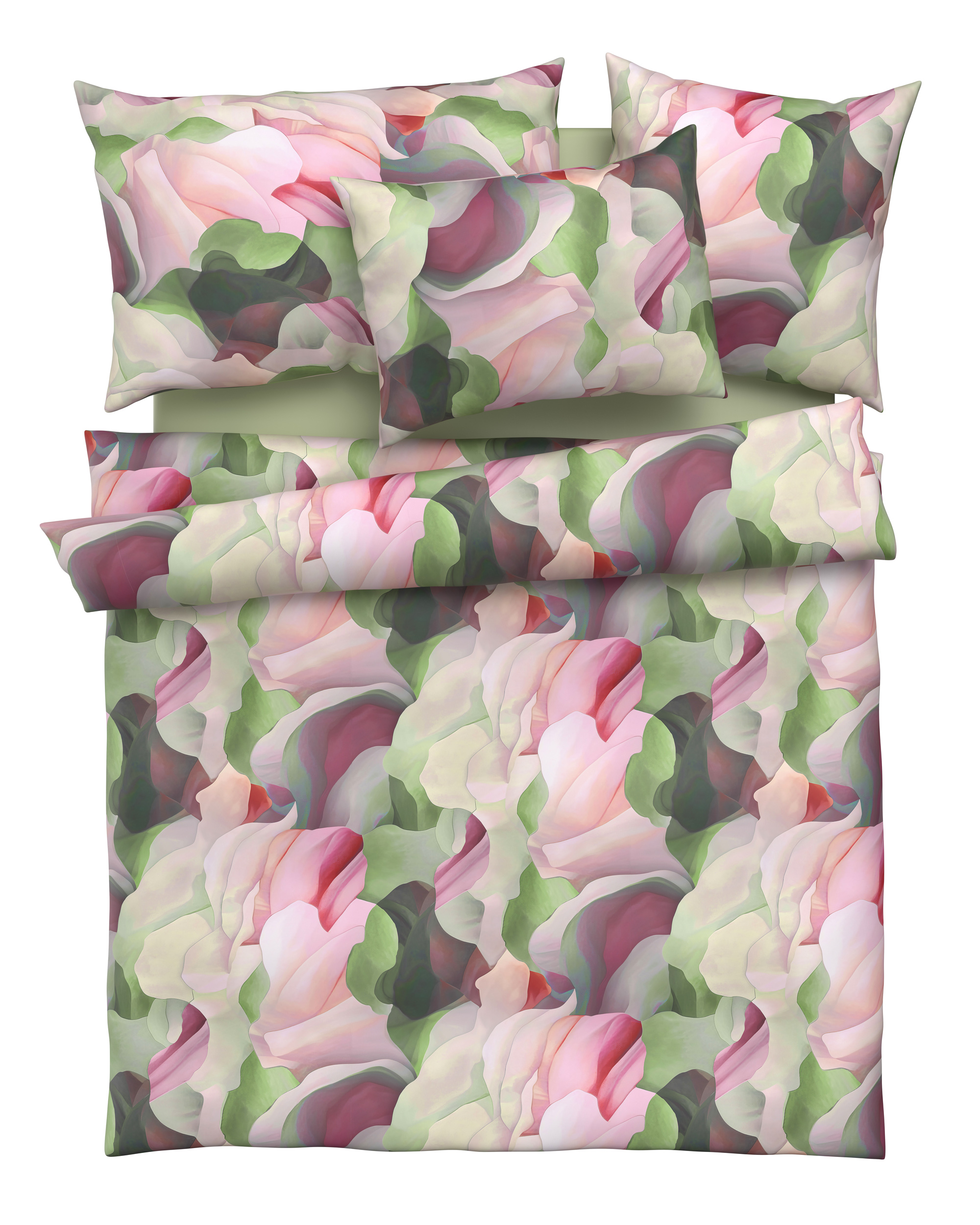 Ashley – Mako-Satin Bettwäsche Floral