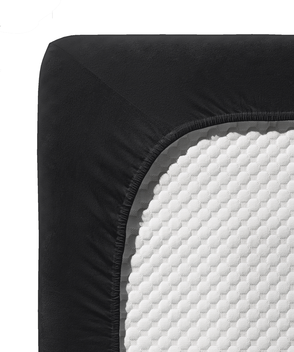 Comfort XL-Fixleintuch Jersey Schwarz