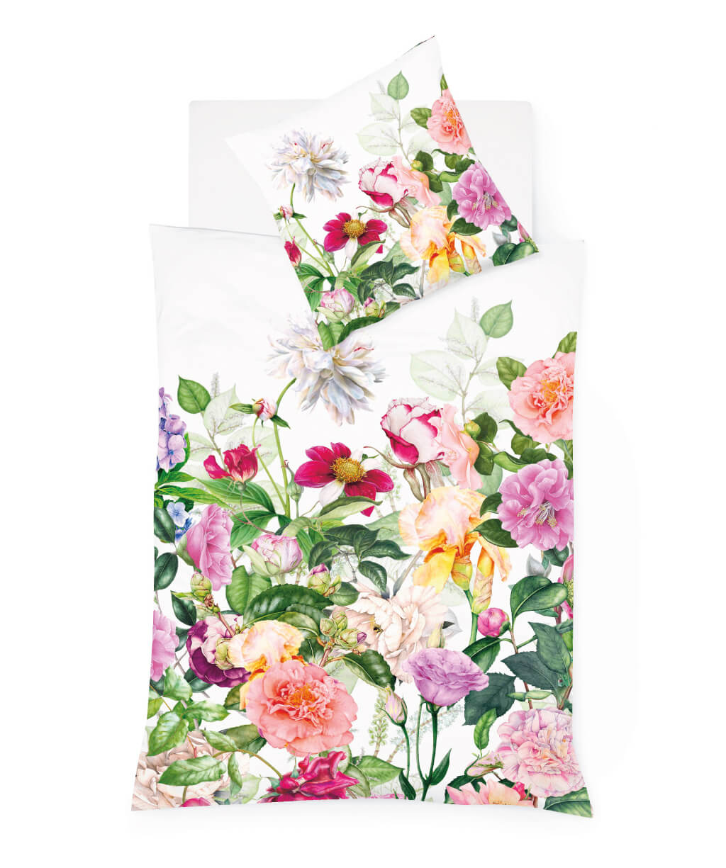 Wendebettwäschecombo von Fleuresse mit Blumen Fairy Tale multicolor 4273.9
