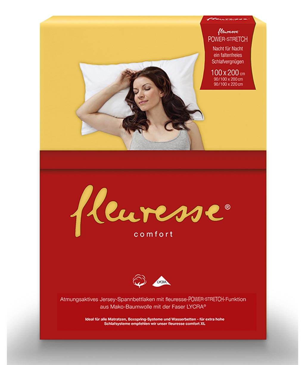 Comfort Fixleintuch Gelb