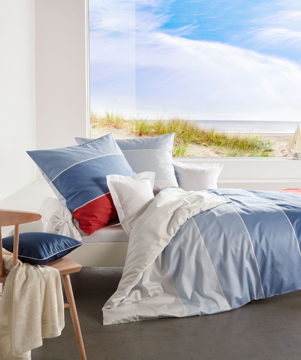 Streifen-Bettwäsche Modern Life maritim Streifen-Bettwäsche Modern Life maritim