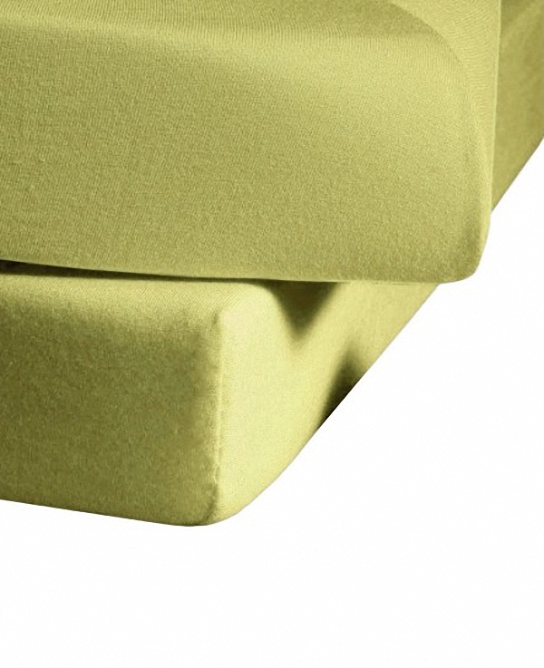 Satin-Fixleintuch Uni Opaline 100x210cm