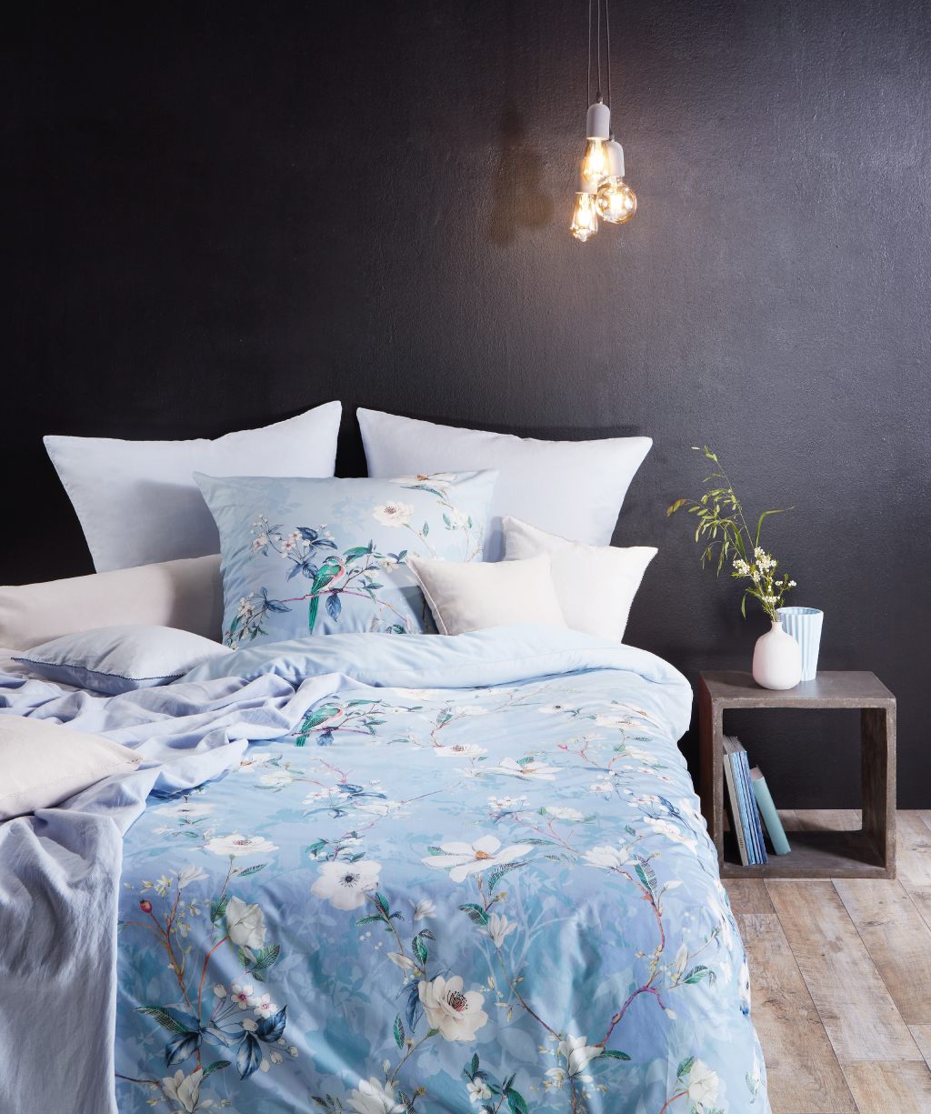 Batist-Bettwasche-ST-Tropez-in-lavendelbau-4272 Mako-Batist Bettwäsche St. Tropez in lavendelblau