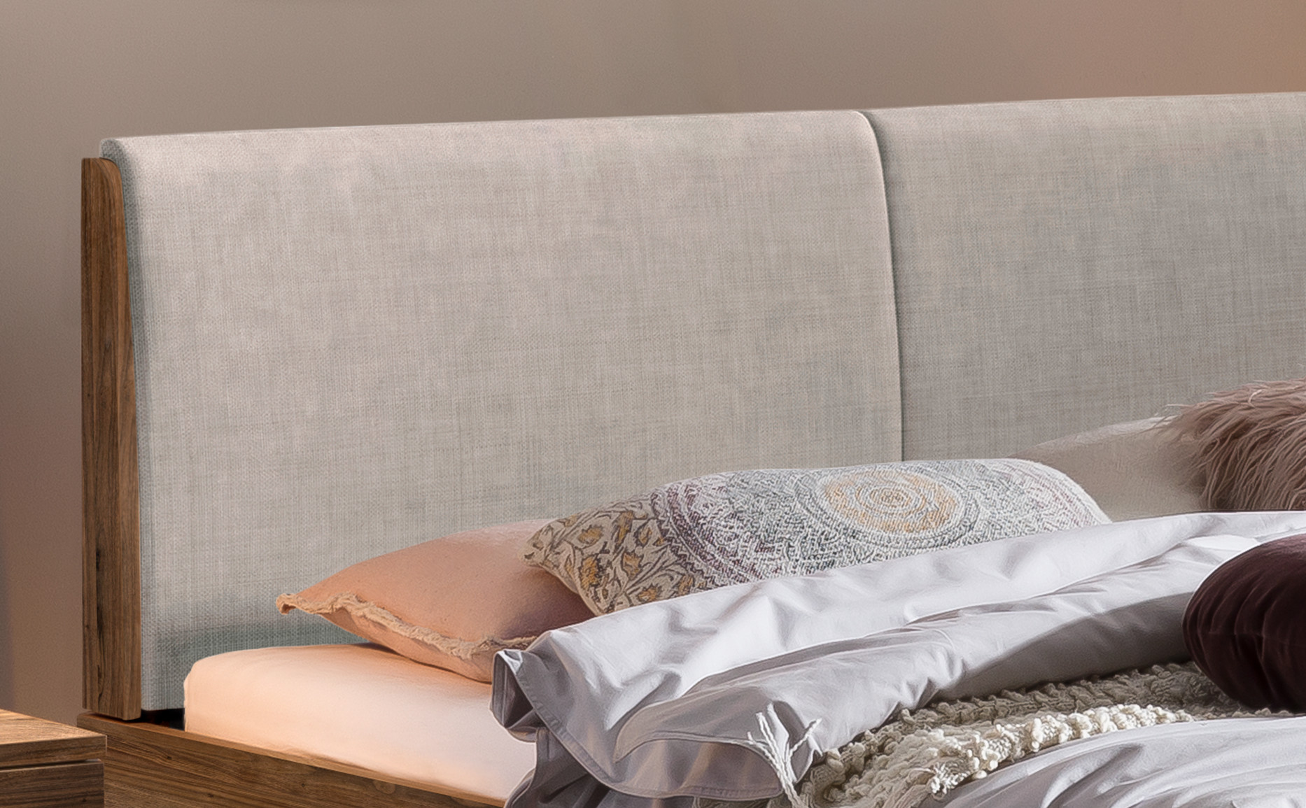 Bett Simone Nussbaum Pepe grey Bett Simone Nussbaum Pepe grey