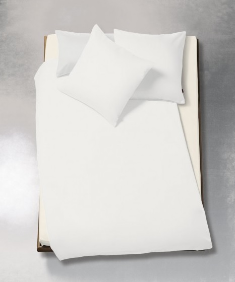 908200-10 Satin-Bettwäsche 908200 Weiss