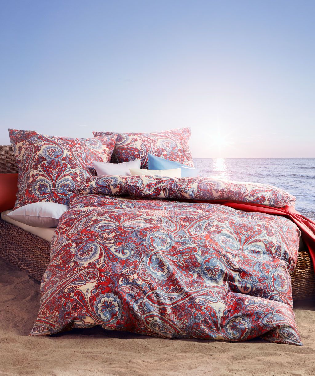 Satin-Bettwäsche Modern Classic maritim Satin-Bettwäsche Modern Classic maritim