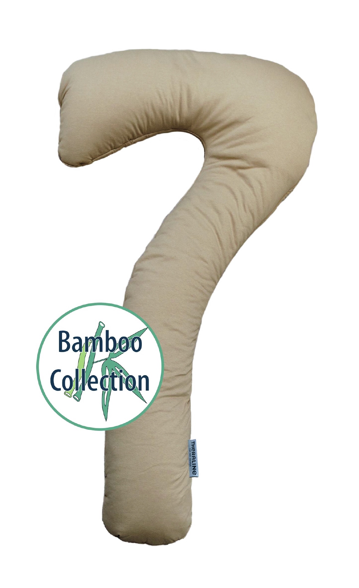 Seitenschlaferkissen-my7-in-Cappuccino-Bambus Seitenschläferkissen My 7 in Cappuccino Bambus
