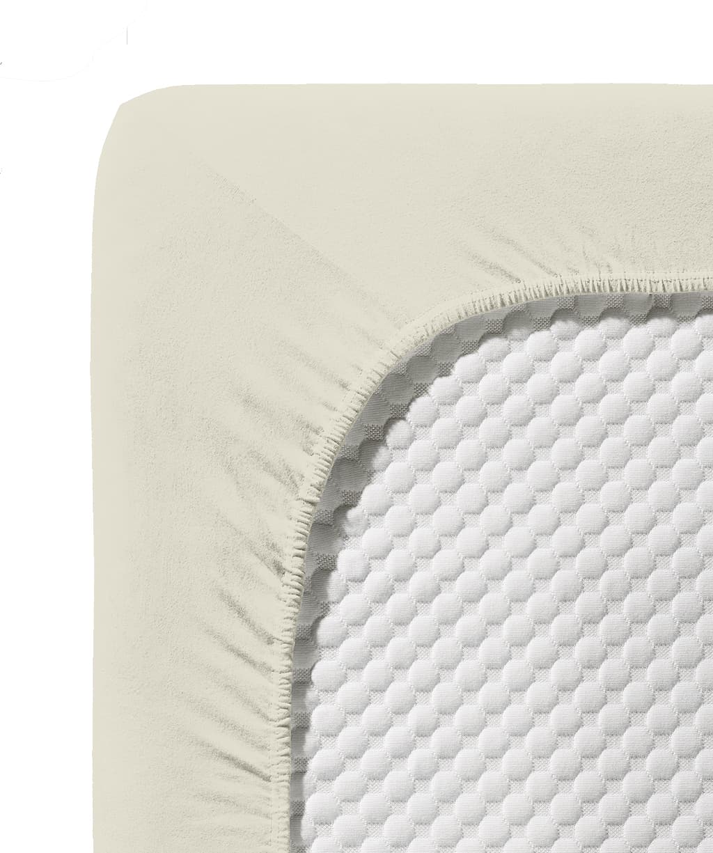 Comfort XL-Fixleintuch Jersey Creme