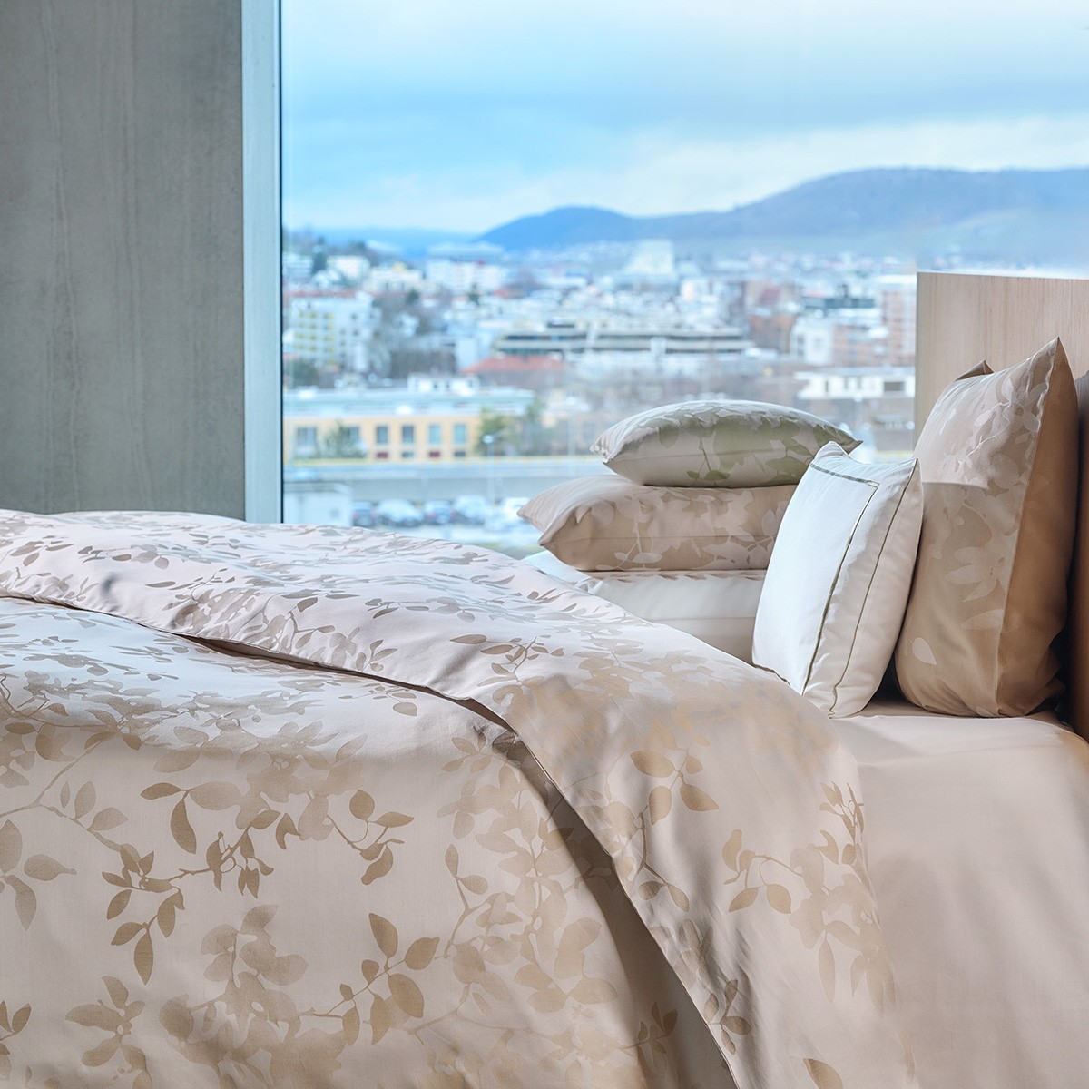 Bettwäsche Jacquard Leaves - Ivoire Bettwäsche Jacquard Leaves - Ivoire