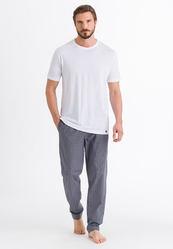 Pyjama-Pants in Grey Check