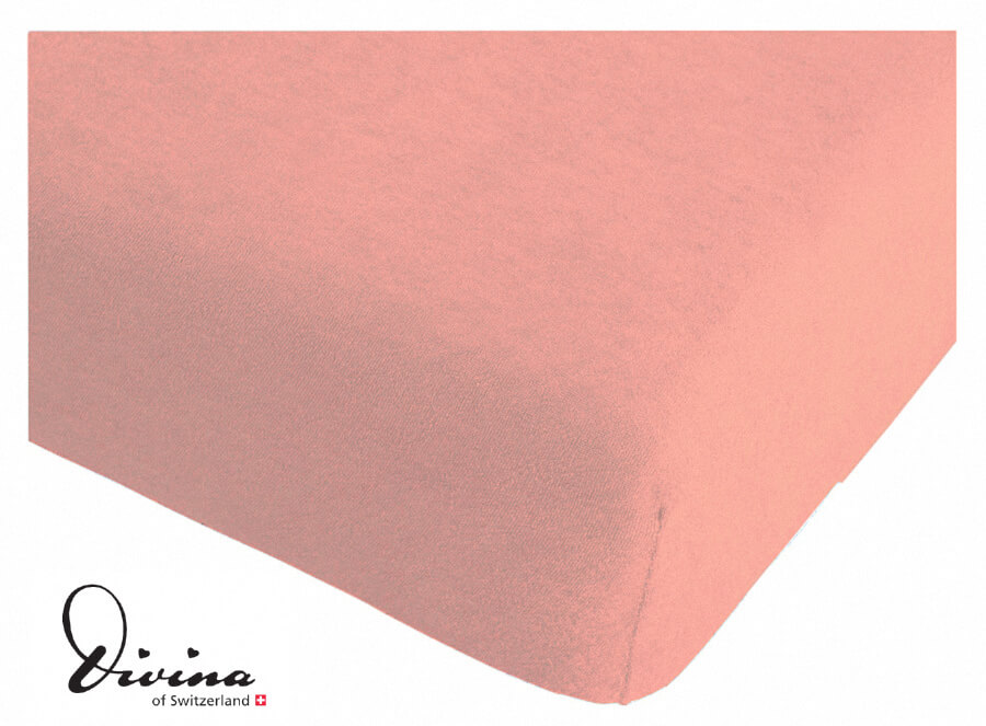 Frotté-Fixleintuch Econome rubin bordeaux vieux-rose
