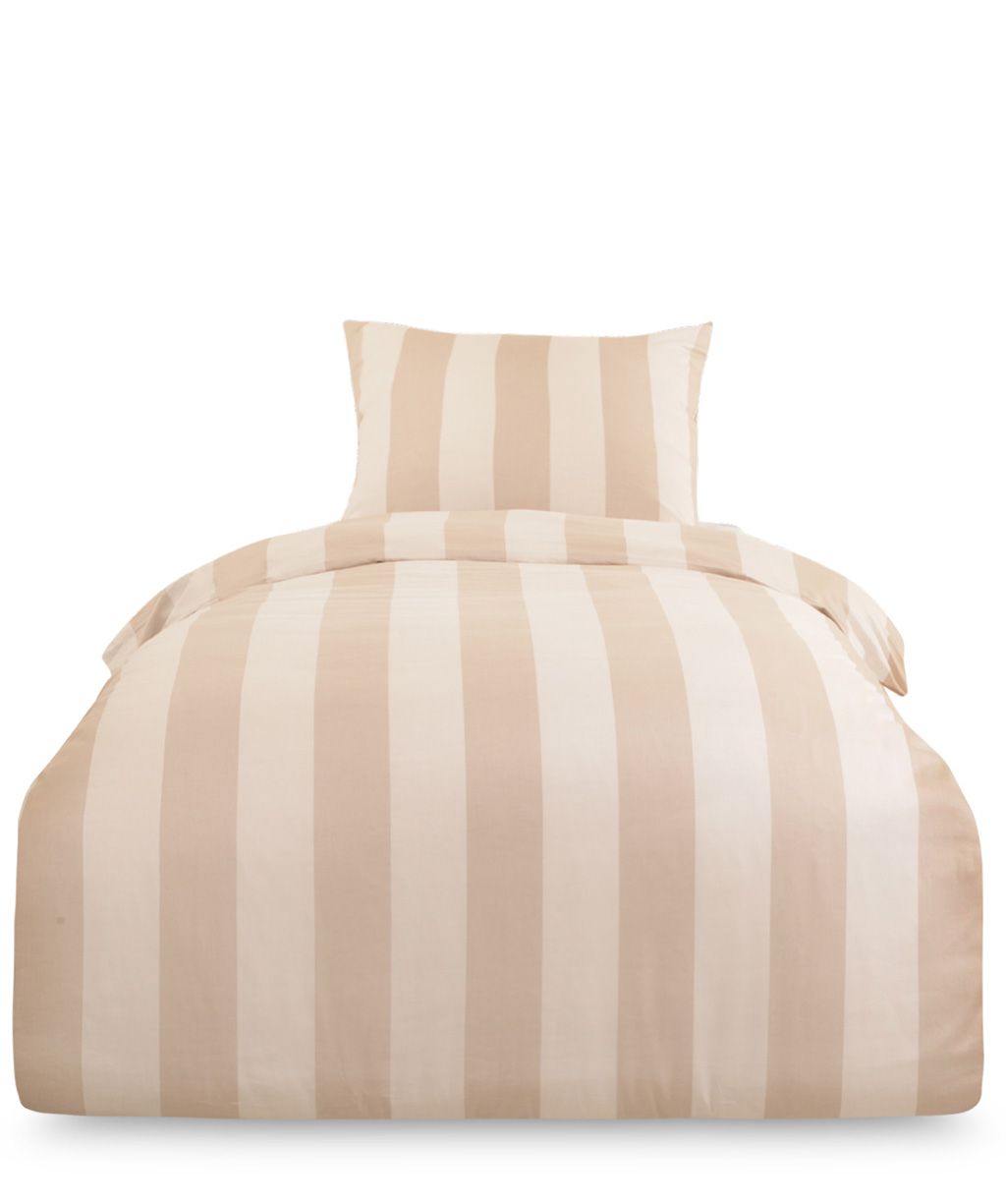 Satin-Bettwäsche Modern Life beige Satin-Bettwäsche Modern Life beige