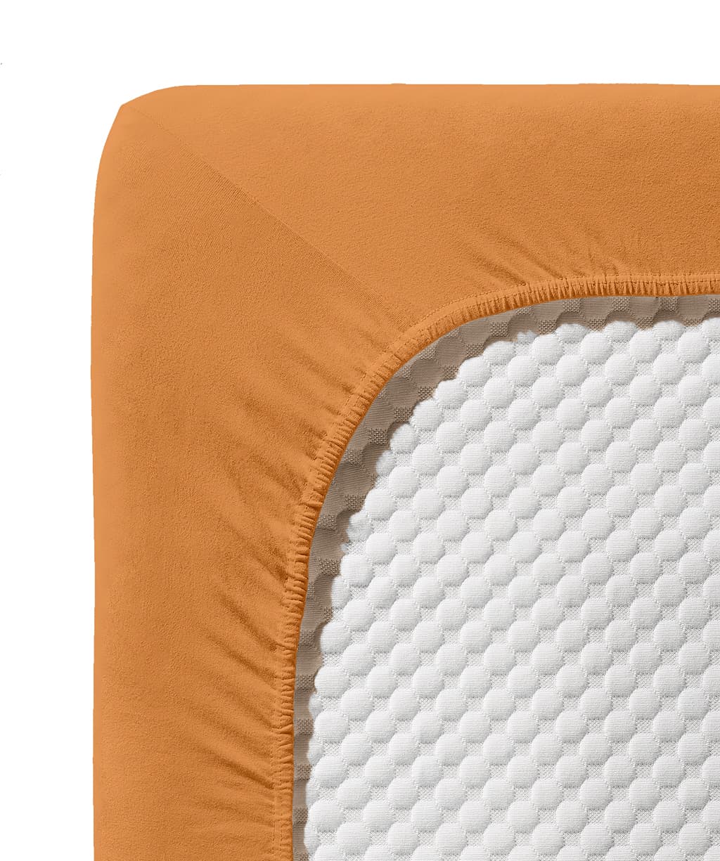 Comfort XL-Fixleintuch Jersey Orange