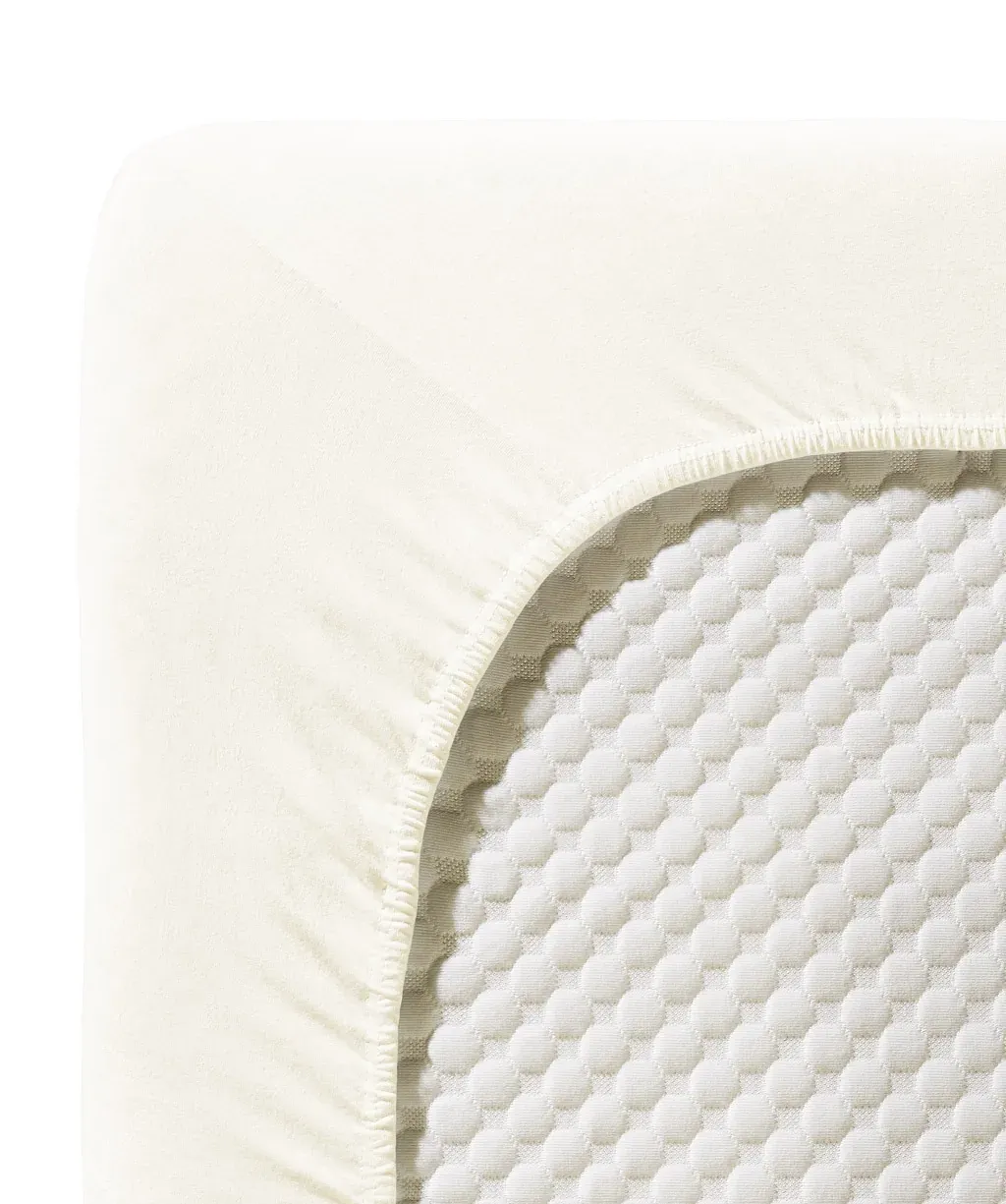 Comfort Topper-Fixleintuch Jersey Naturweiss