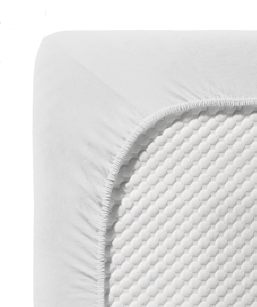 Comfort XL-Fixleintuch Jersey Weiss