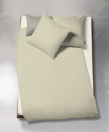 908200-50 Satin-Bettwäsche TopLine UNI Kiesel