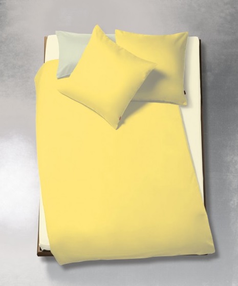 908200-36 Satin-Bettwäsche TopLine UNI Limone