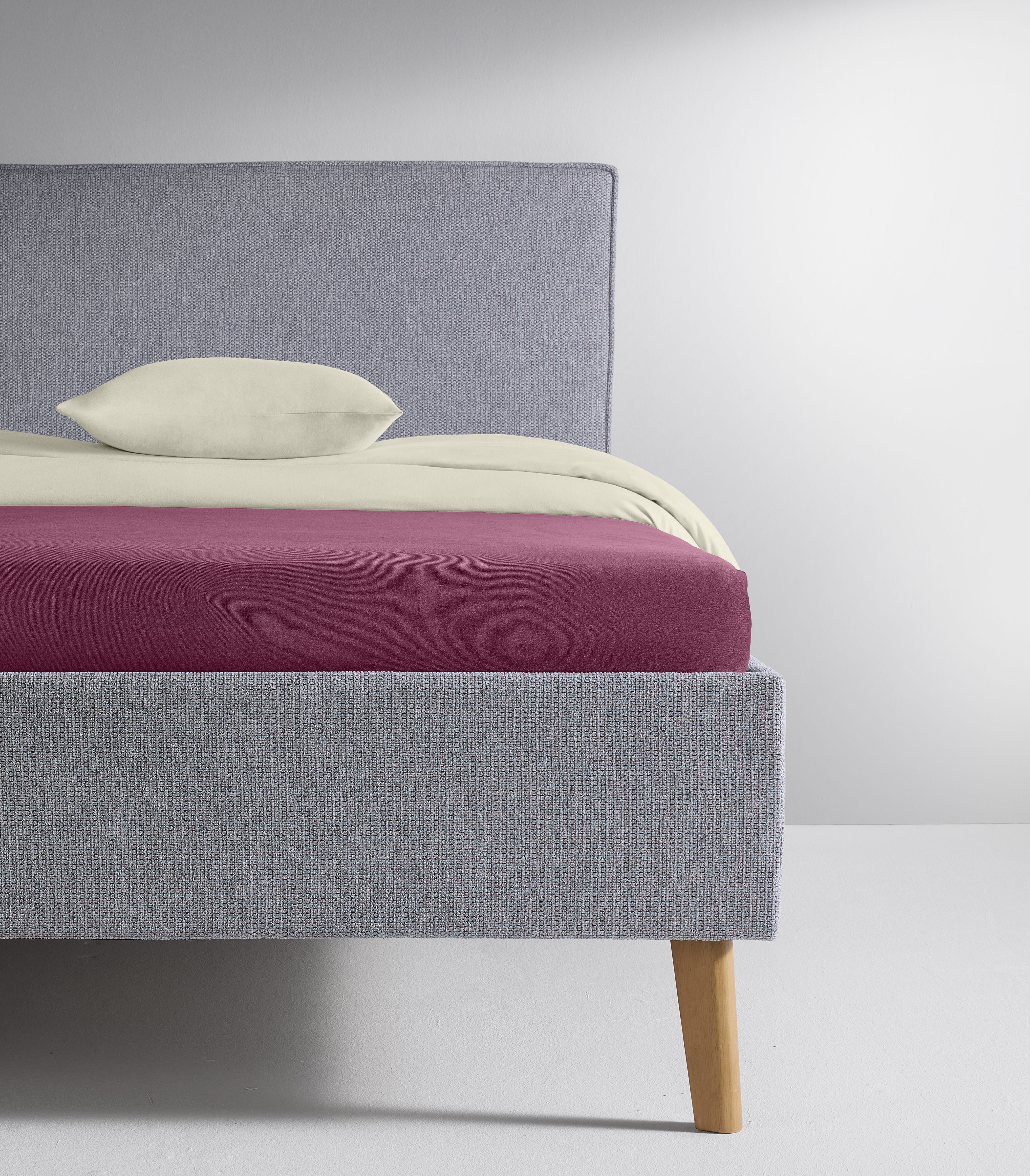 Comfort Fixleintuch Natur Pflaume