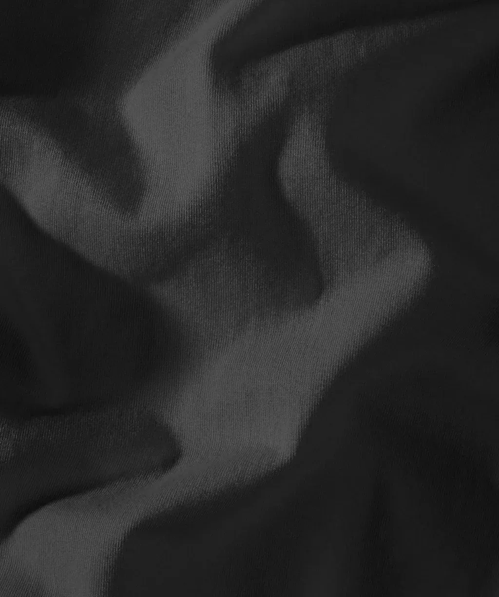 Comfort Topper-Fixleintuch Jersey Schwarz