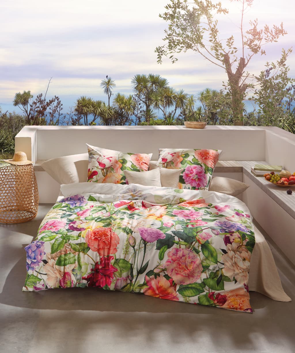 Wendebettwäsche Fleuresse mit Blumen Fairy Tale multicolor 4273.9