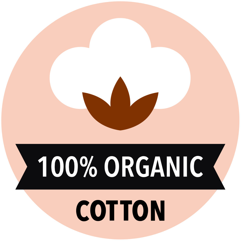 100% gekämmte Bio-Baumwolle 