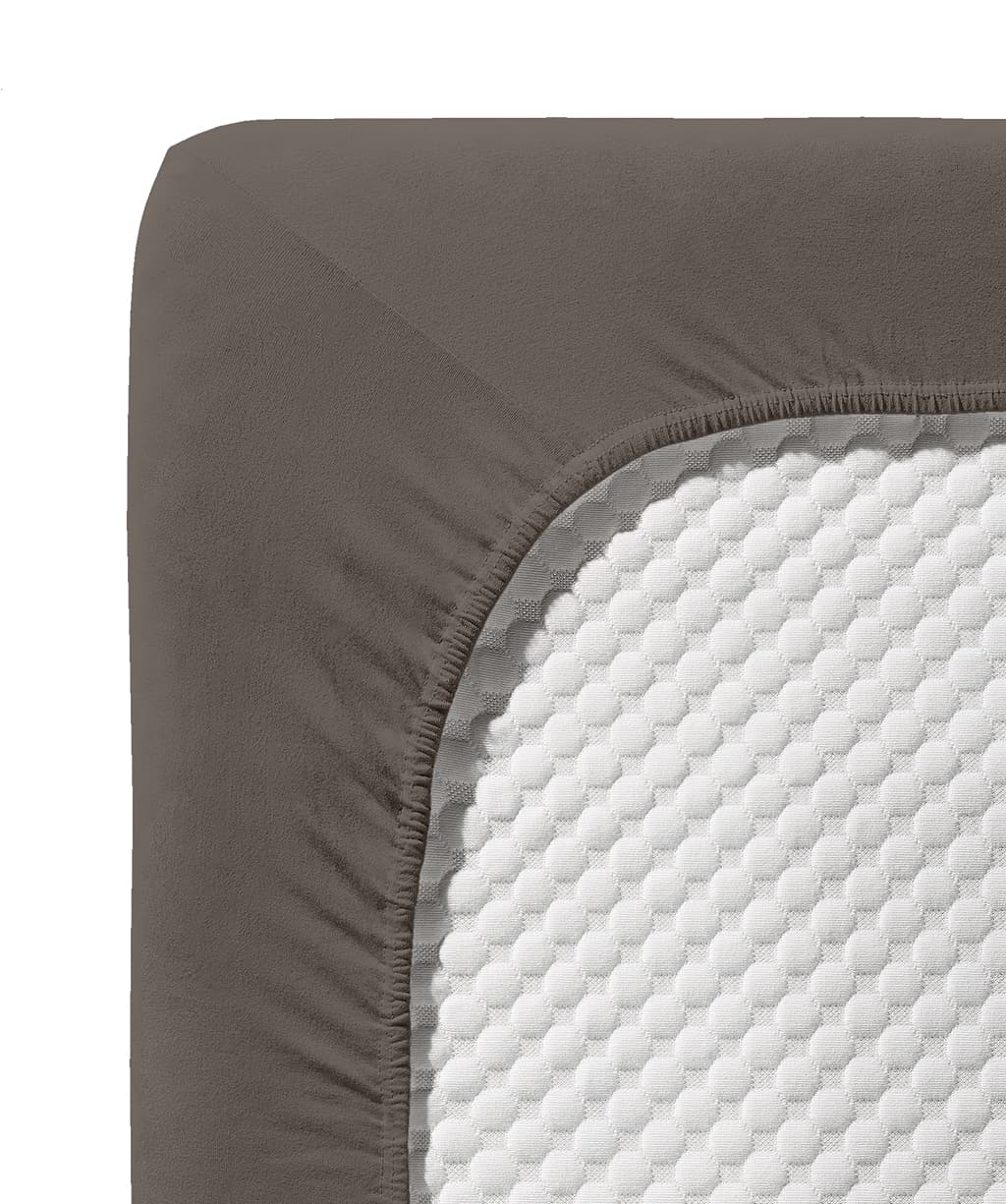 Comfort XL-Fixleintuch Jersey Espresso