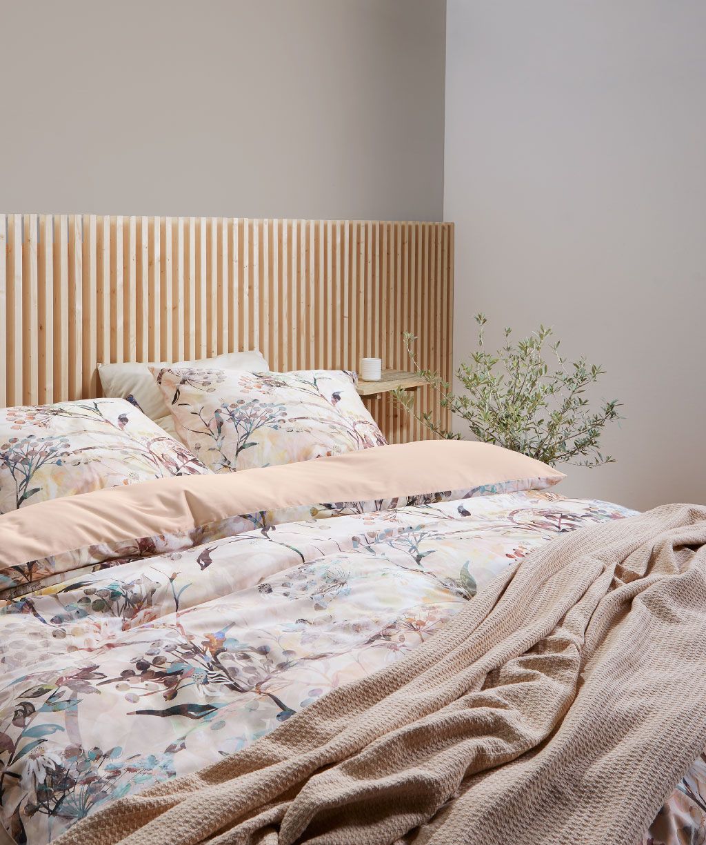 Beeren und Sträucher Wendebettwäsche aus Satin Beeren und Sträucher Wendebettwäsche aus Satin