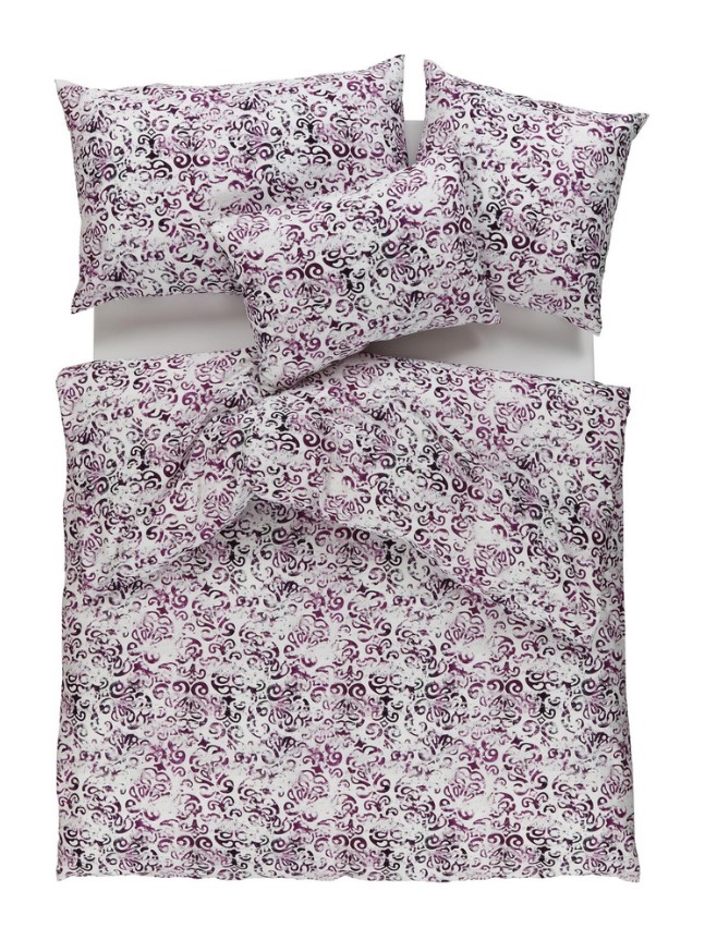 Bettwasche-kyra-in-fliederton Feinste Mako Satin Bettwäsche von Tamara R in batik Optik