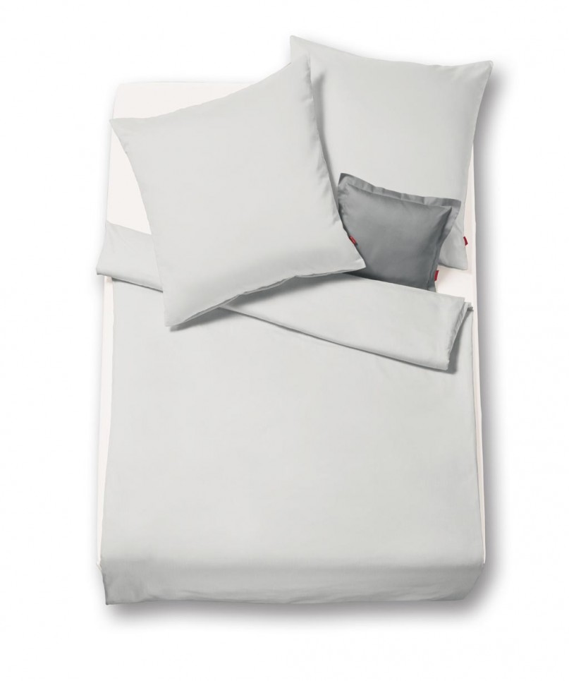 Lech-3089-silber-17-1 Flanell Bettwäsche Lech Silber