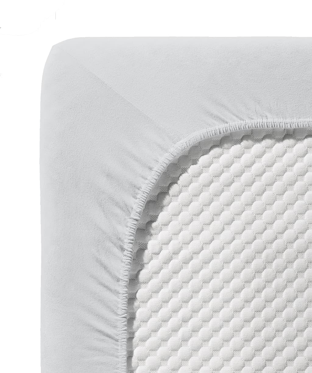 Comfort XL-Fixleintuch Jersey Silber