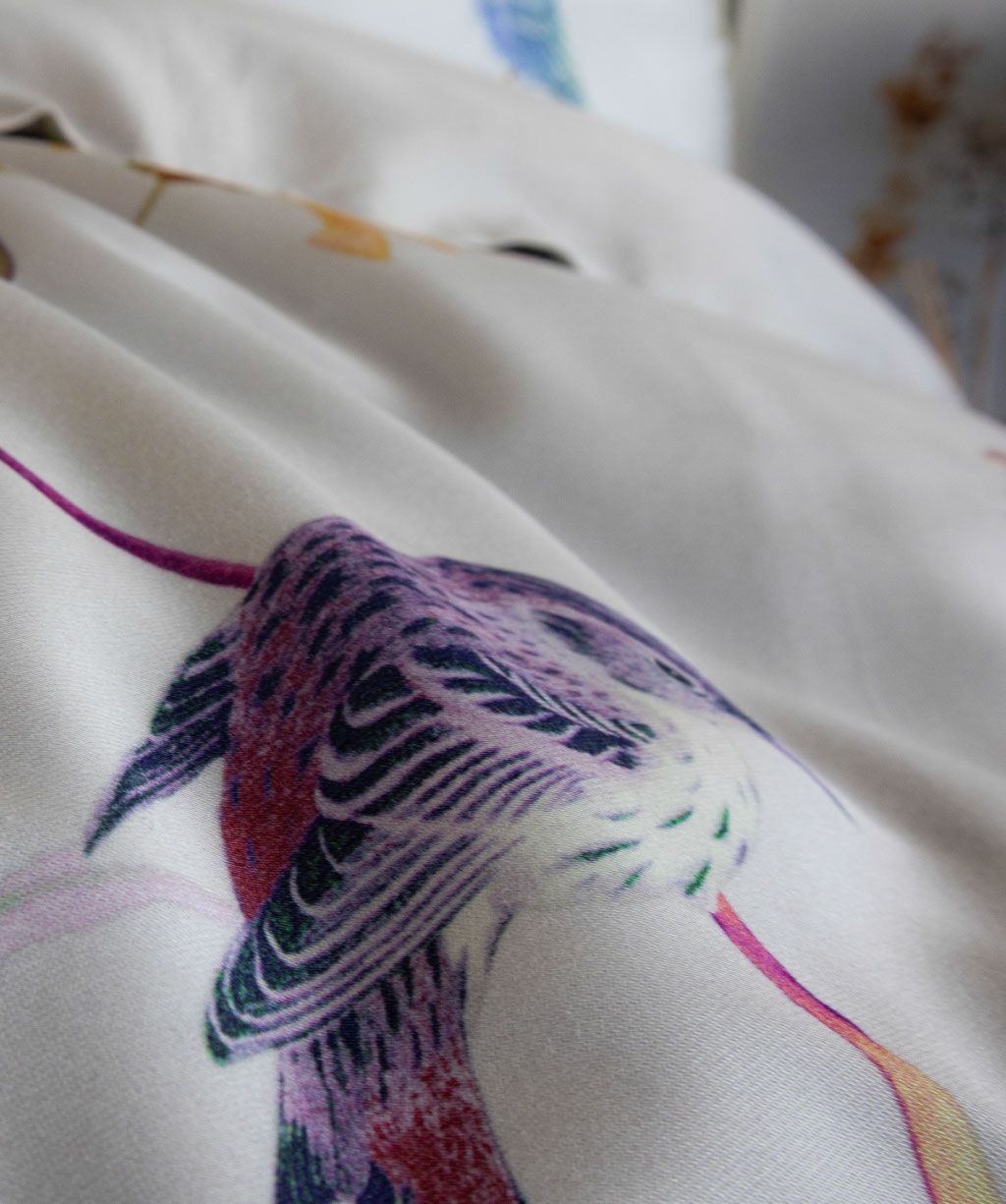 Satin-Bettwäsche Bed Art S bunt Satin-Bettwäsche Bed Art S bunt