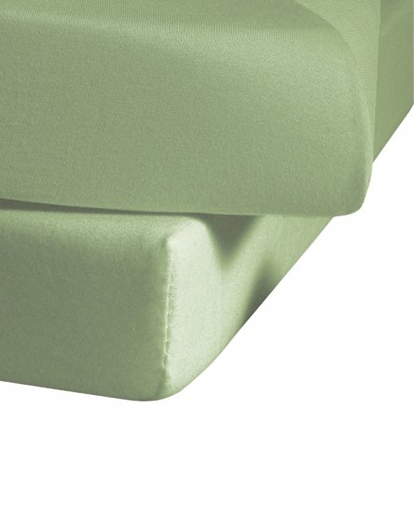 Satin-Fixleintuch Uni Lind 160x210cm