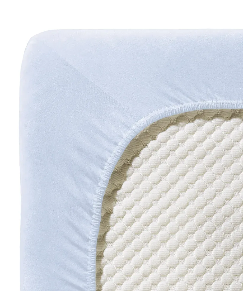 Comfort Topper-Fixleintuch Jersey Bleu